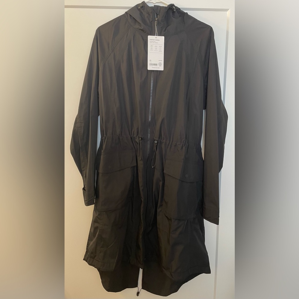 Athleta Women's Black Hooded Anorak Jacket